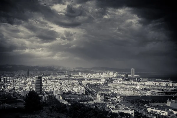 Barcelona-overzicht — Stockfoto