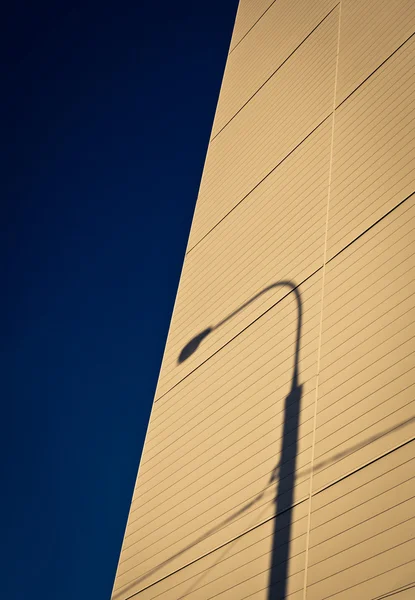 Lámpa árnyék a falon — Stock Fotó