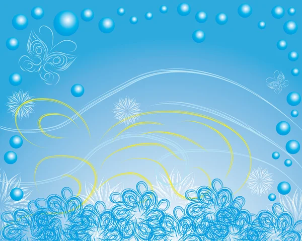 Abstract background of winter — Stock Vector