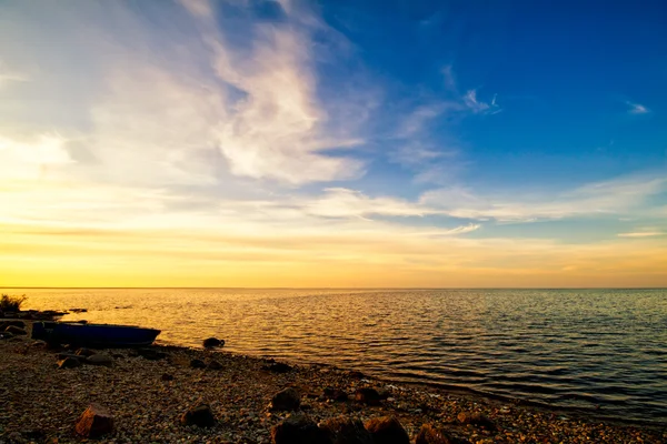 stock image Sunset on lake