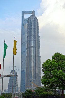 Shanghai World Financial Centre and Jinmao Tower, Pudong clipart