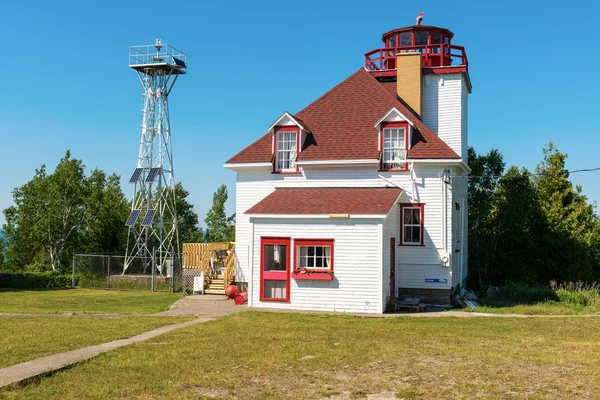 stock image Cabot Head Lighthouse Bruce Peninsula, Ontario, Canada