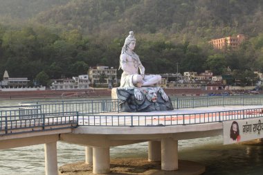 The city Rishikesh clipart