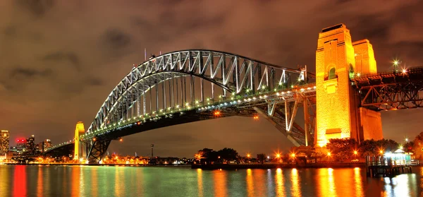 stock image Sydney Harbour with Opera House and Bridge