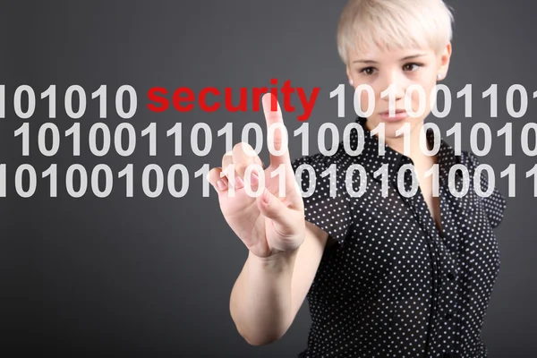 Segurança da Internet - conceito de segurança tecnológica — Fotografia de Stock