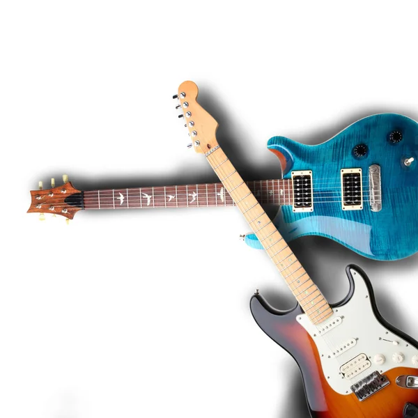 E-Gitarren im Hintergrund — Stockfoto