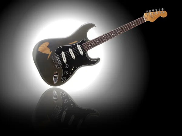 Electric guitar background — Stock Photo, Image