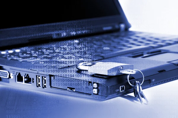 Internet security - koncepcja bezpieczeństwa technologii — Zdjęcie stockowe