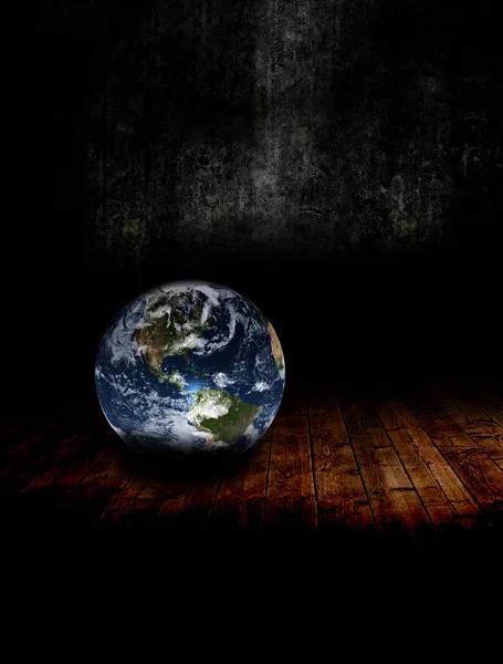 Earth inside the house — Stock Photo, Image