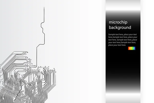 Microchip fundo — Fotografia de Stock