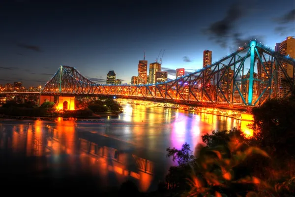Brisbane CBD, Austrálie — Stock fotografie
