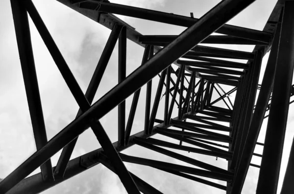 stock image A metal column from below