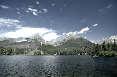 yüksek tatras - strbske pleso güzel göl