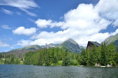 yüksek tatras - strbske pleso güzel göl