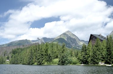 yüksek tatras - strbske pleso güzel göl