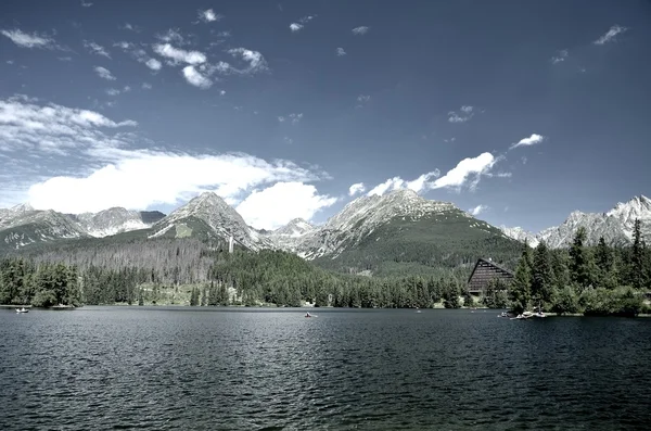 stock image Beautiful Lake in High Tatras - Strbske pleso