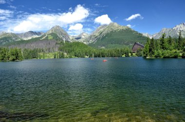 yüksek tatras - strbske pleso güzel göl