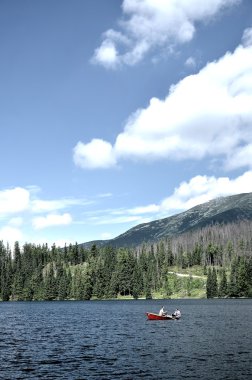 yüksek tatras - strbske pleso güzel göl