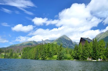 yüksek tatras - strbske pleso güzel göl