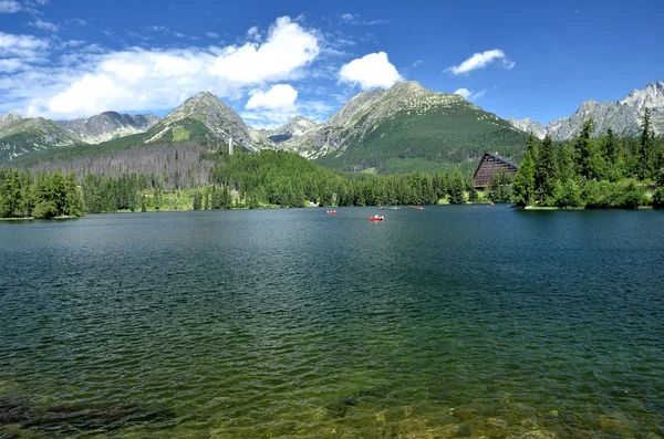 yüksek tatras - strbske pleso güzel göl