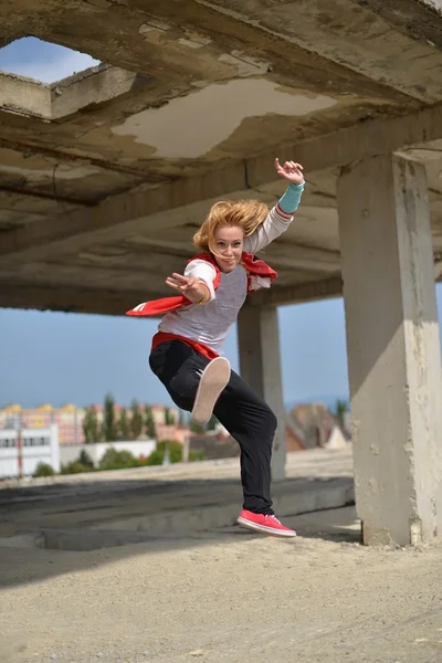 Bailarina callejera — Foto de Stock