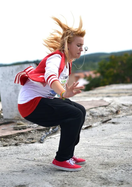 Bailarina callejera — Foto de Stock