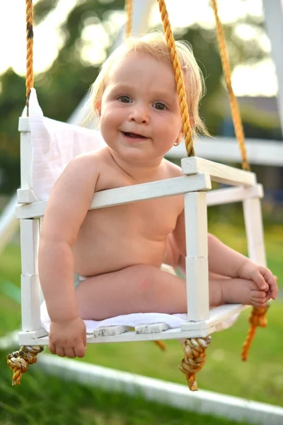 Baby swing — Stock Photo, Image