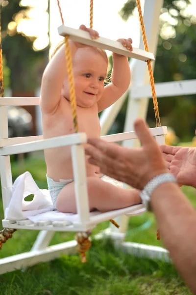 Baby swing Stock Image