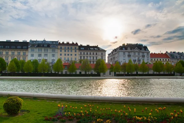 Wien von belvedere — Stockfoto