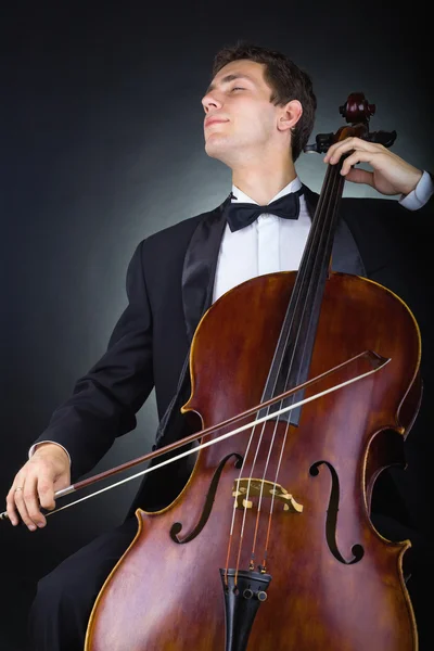 Tocar violoncelo — Fotografia de Stock
