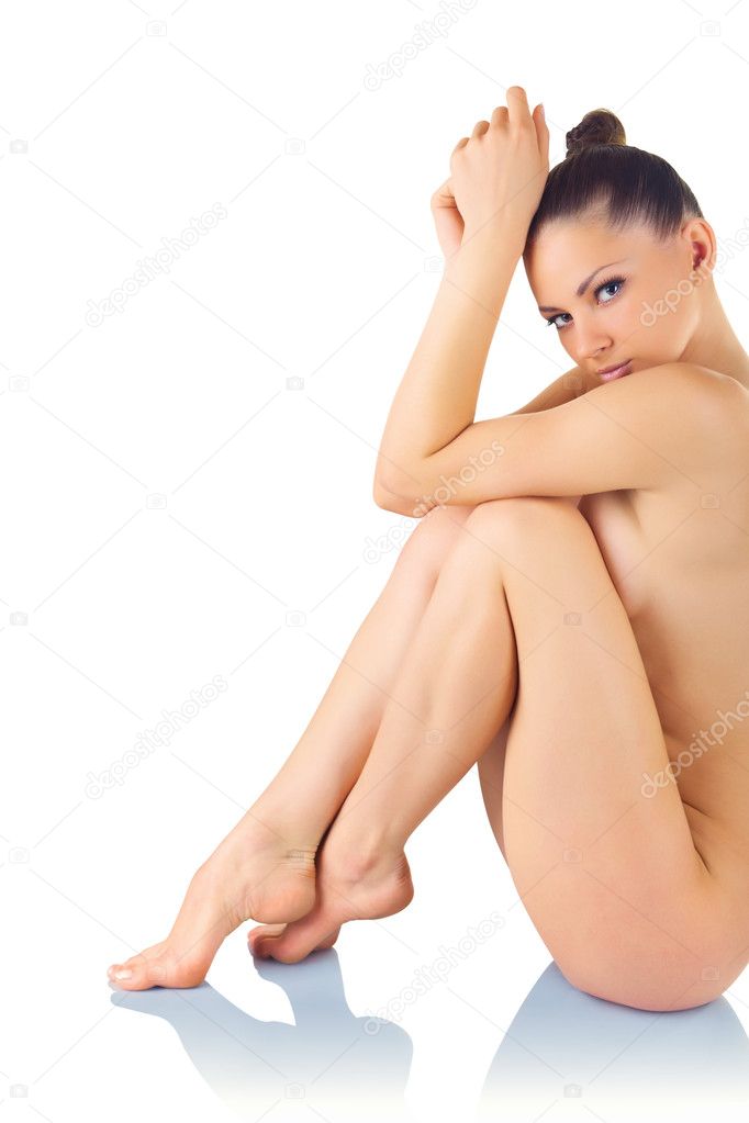 Young beautiful naked woman