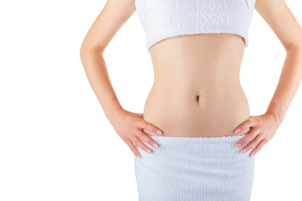Slim woman's body — Stock Photo, Image