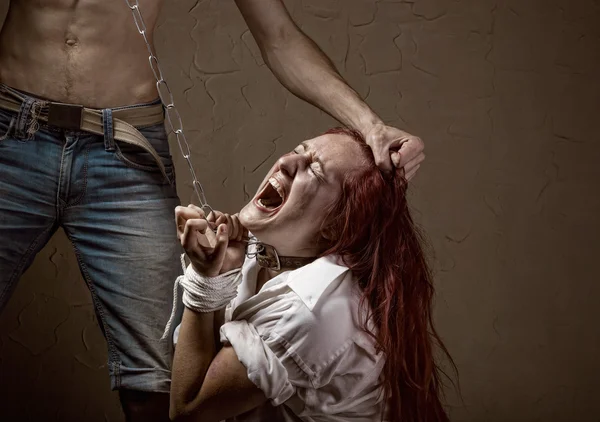 Kvinnor som utsatts för våld i hemmet — Stockfoto