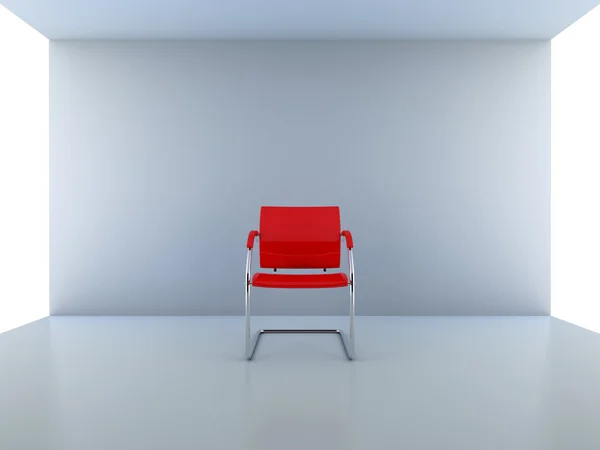 Kırmızı sandalye — Stok fotoğraf