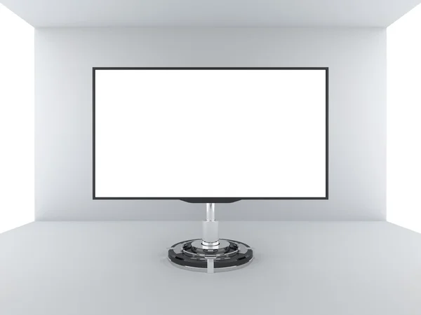 stock image Futuristic blank white screen