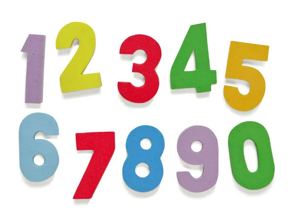 stock image Foam numbers