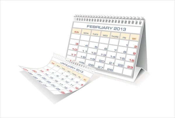 Calendario vectorial 2013 — Archivo Imágenes Vectoriales