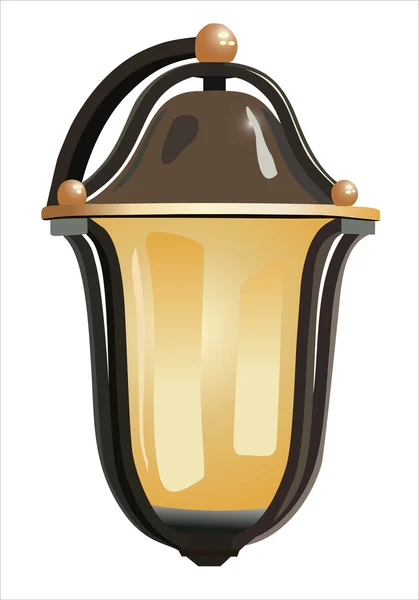 Antica lanterna — Vettoriale Stock