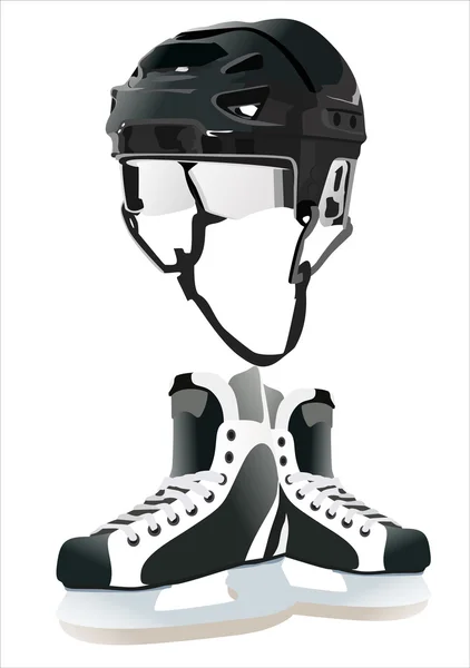 IJshockey accessoires — Stockvector