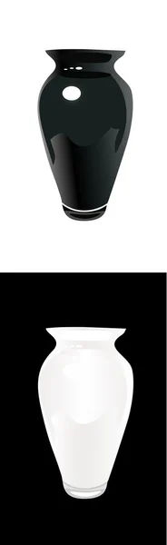 花瓶孤立 — 图库矢量图片