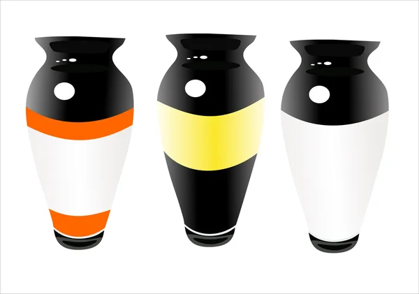 Vase, isolated — Stock Vector