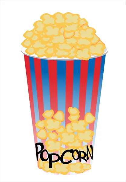 Popcorn — Stockvector