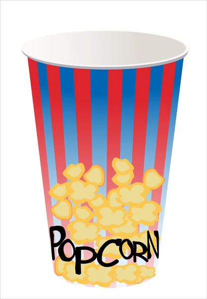 Popcorn — Stockvektor