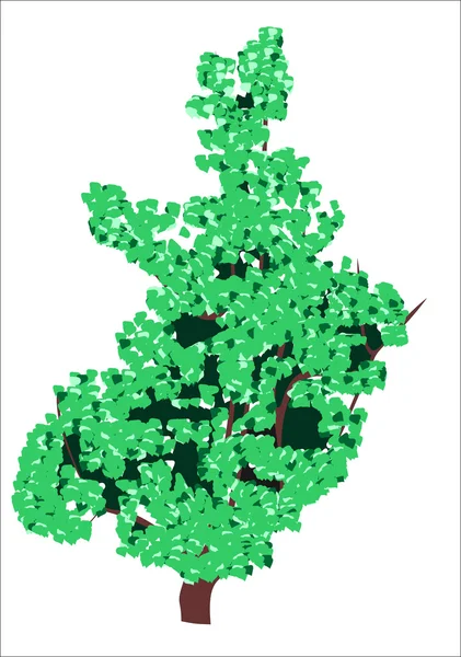 Διανυσματική απεικόνιση φθινοπώρου δέντρου — Διανυσματικό Αρχείο