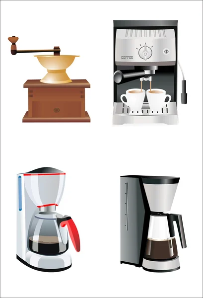 Préparation de café — Image vectorielle