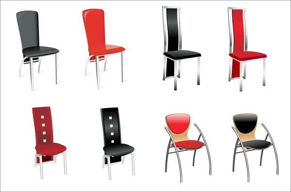Conjunto de silla — Archivo Imágenes Vectoriales