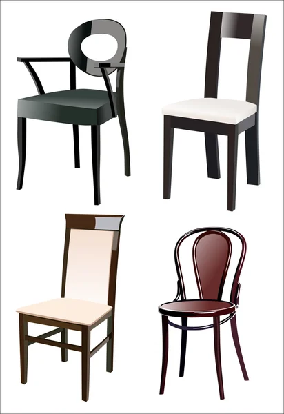 Chair Set — Stock Vector