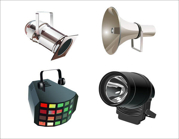Цветные прожекторы
