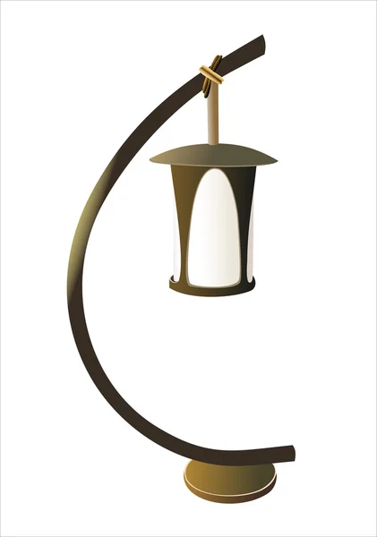 De oude lantaarn — Stockvector