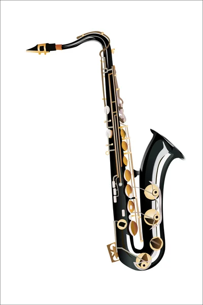 Saxophone - Stok Vektor